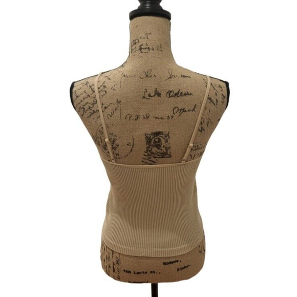 Alya nude layering cami crop top, size small - Picture 2 of 4